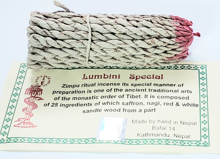 Tibetan Lumbini Special Rope Incense 45 Sticks Violet and Company Incense