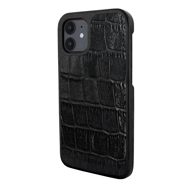 Piel Frama 861 Black Crocodile LuxInlay Leather Case for Apple