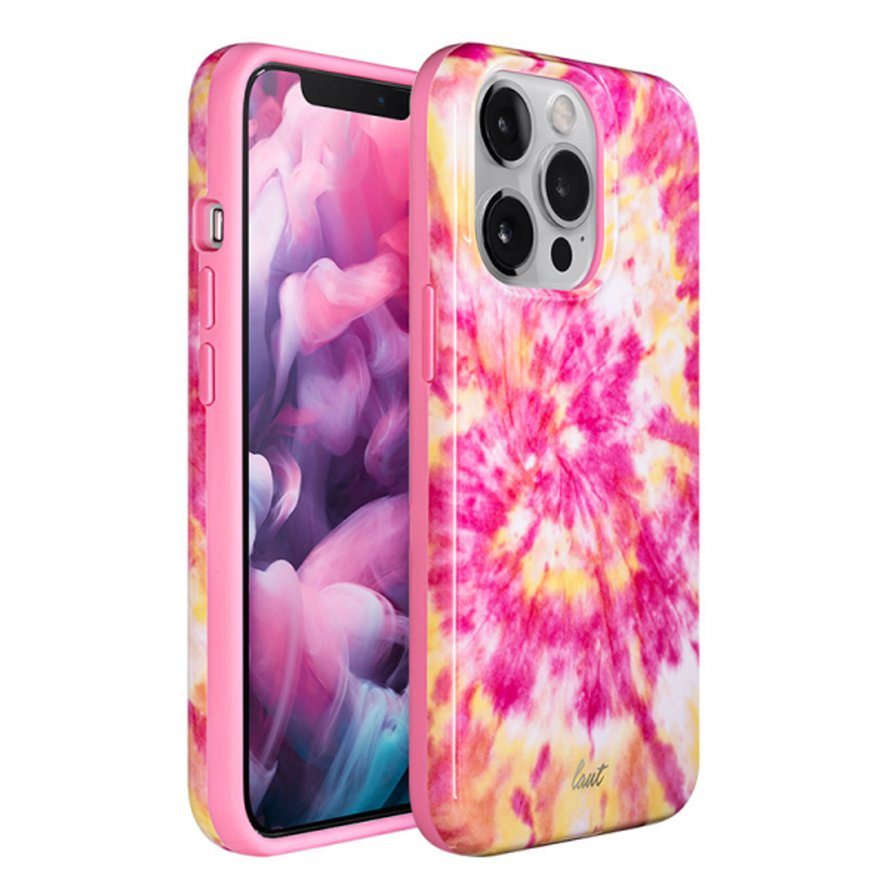 Laut Huex Tie Dye Case for Apple iPhone 13 Pro (6.1) - Hot Pink