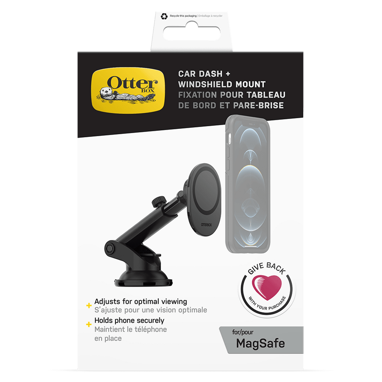 Otterbox Car Dash / Window Mount for Magsafe Black 7880446