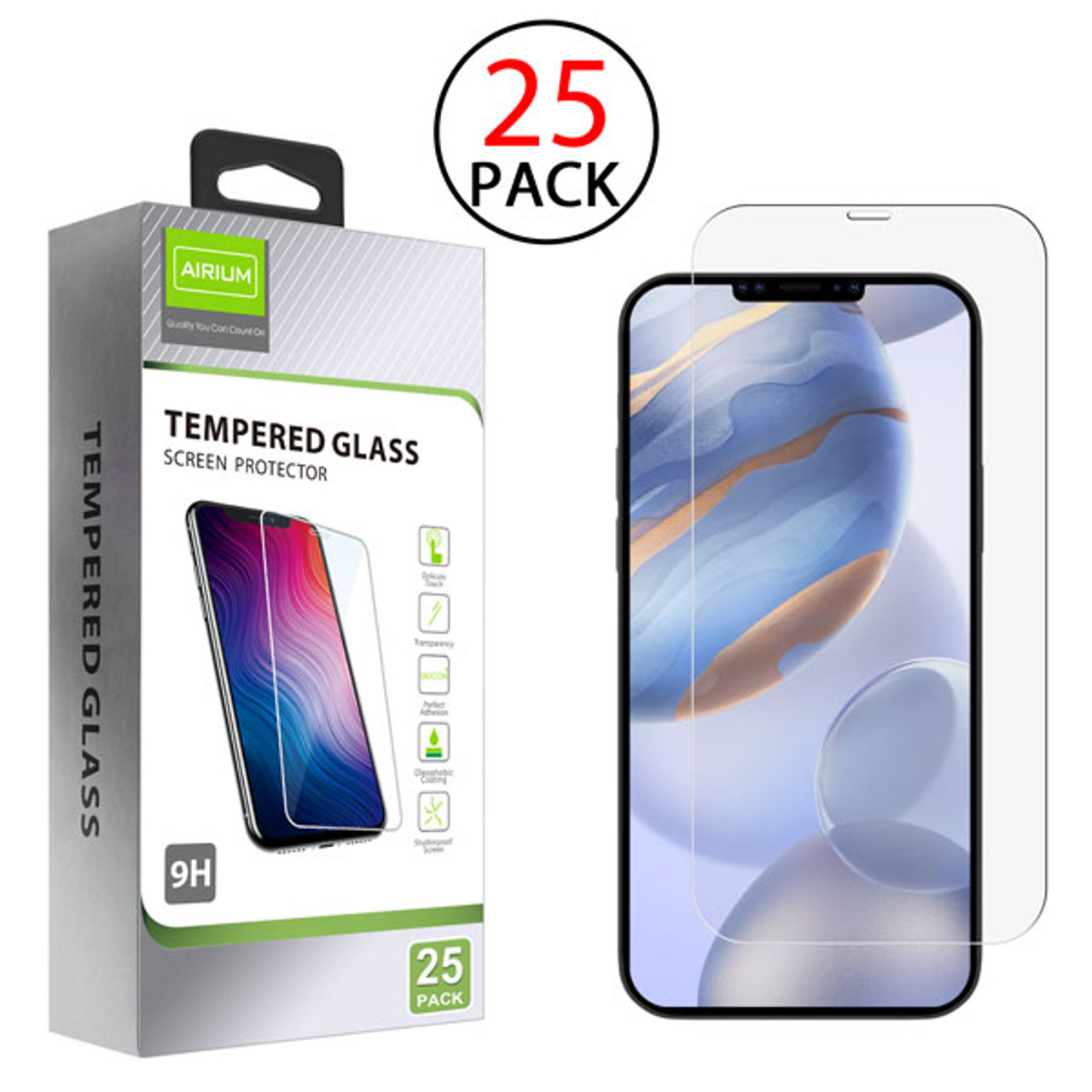 Clear Tempered Glass Screen Protector - iPhone 12 Pro Max