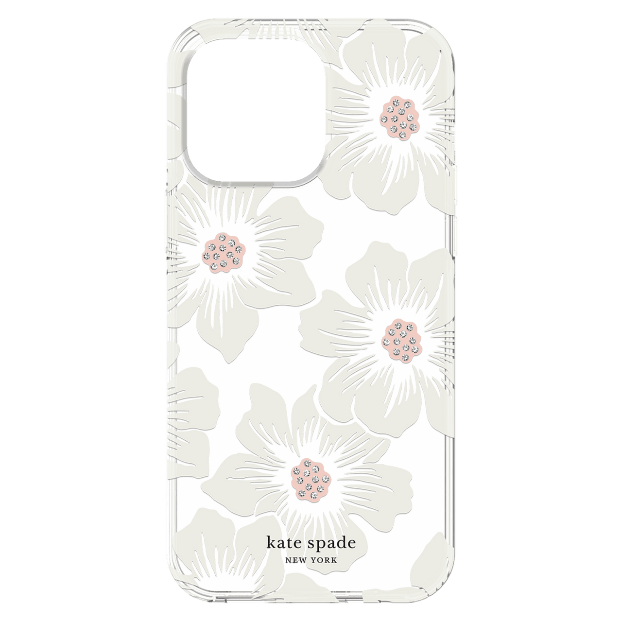 Kate Spade New York Protective Hardshell Case for Apple iPhone 14 Pro Max  Hollyhock Floral