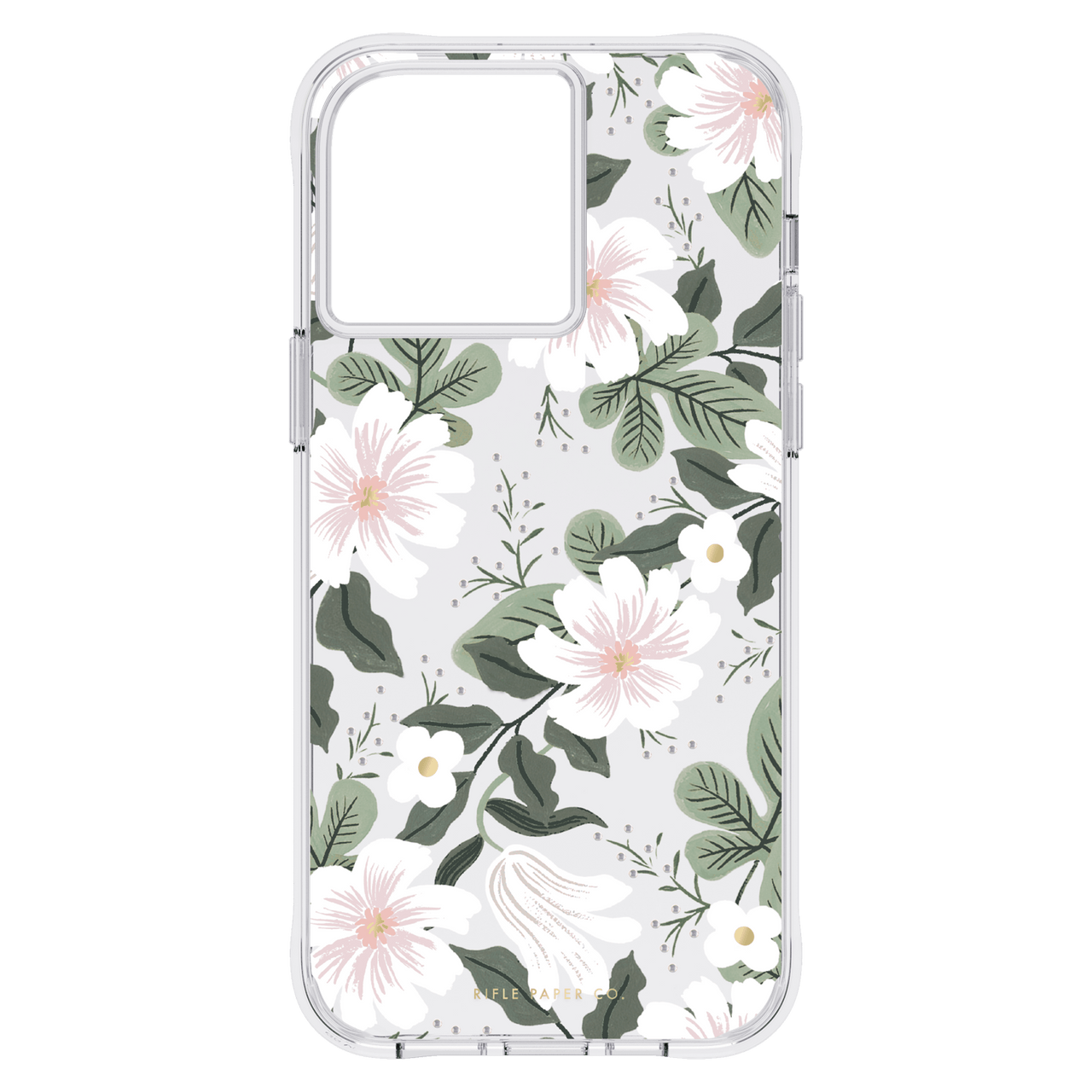 Rifle Paper Co - Ultra Slim Antimicrobial Case for Apple iPhone 14 Pro Max - Willow Rifle Paper Co - Ultra Slim Antimicrobial Case for Apple iPhone 14 Pro Max - Willow