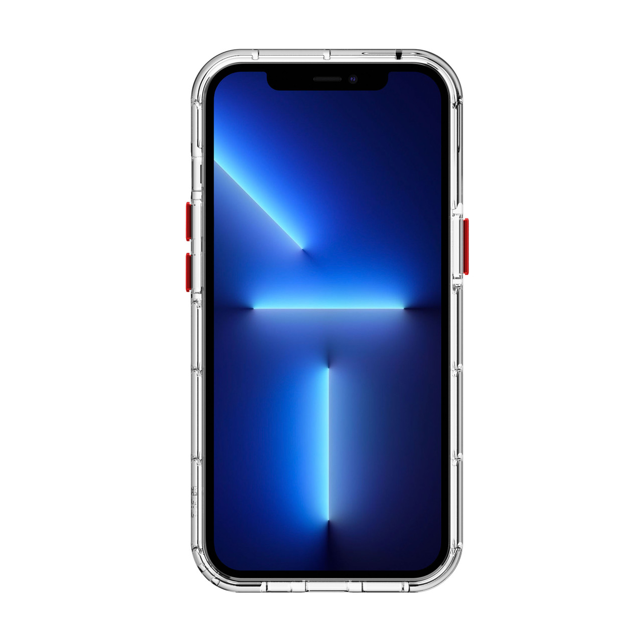 ZIZO SURGE Series for iPhone 13 Pro Case Sleek Clear Case Customizable Buttons Clear