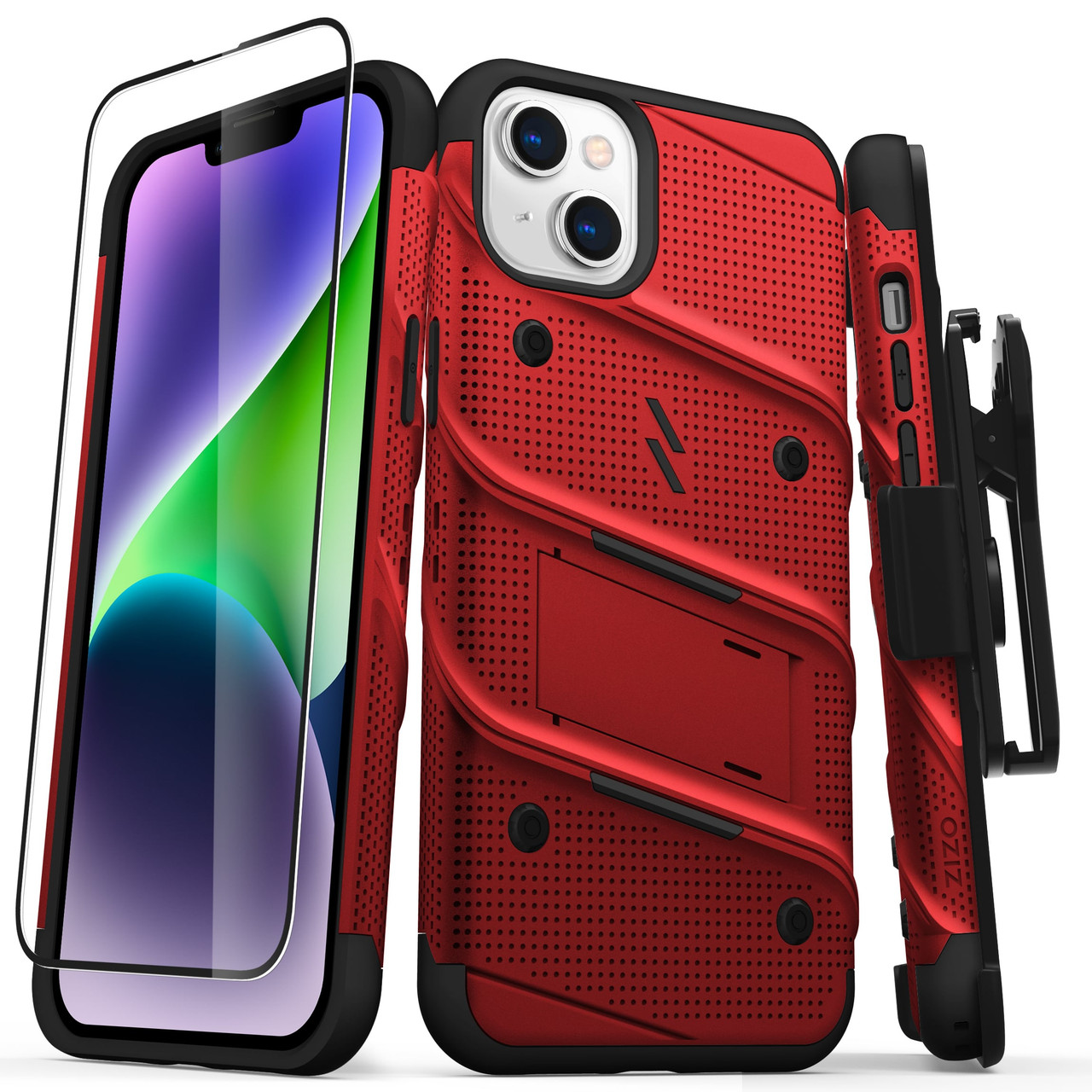 ZIZO BOLT Bundle for iPhone 14 Plus Case with Screen