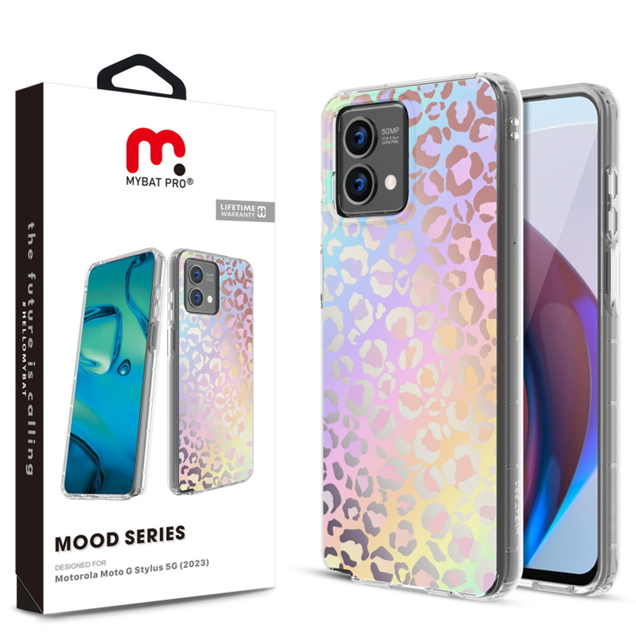 MyBat Pro Mood Series Case for Motorola Moto G Stylus 5G (2023) -  Holographic Leopard