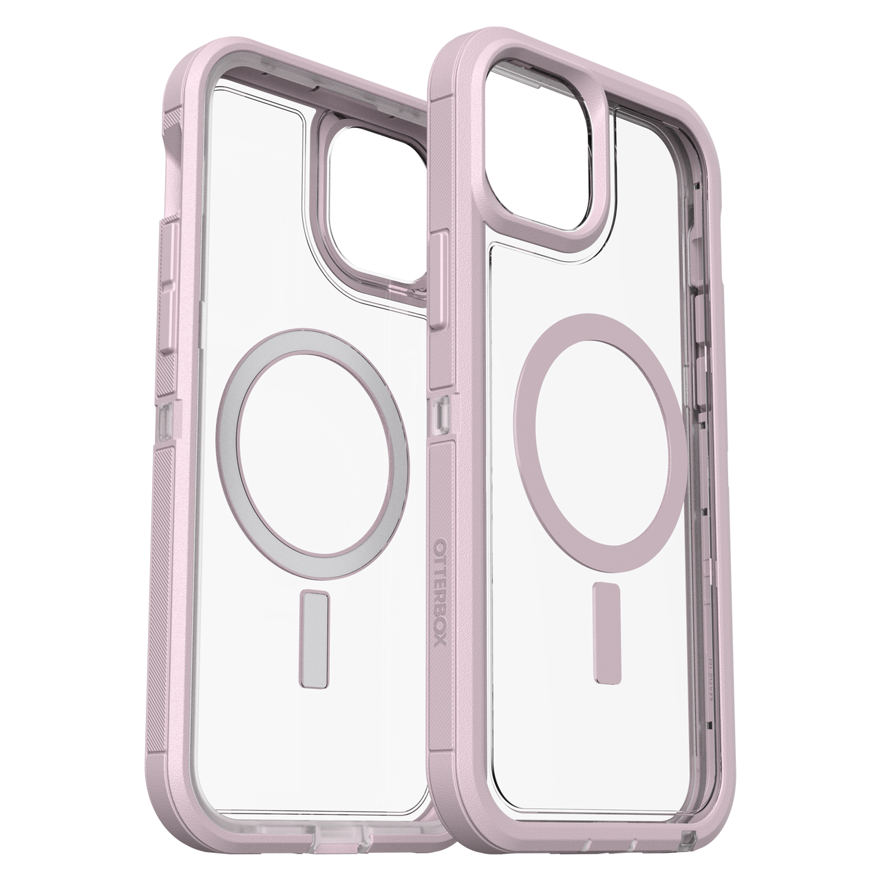 Otterbox - Defender Pro Xt Clear Magsafe Case For Apple Iphone 15 Plus /  Iphone 14 Plus - Orchid Advice 77-93299