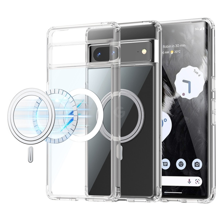 Google Pixel 8 Transparent Frosted MagSafe Phone Case Google Pixel 8 Transparent Frosted MagSafe Phone Case