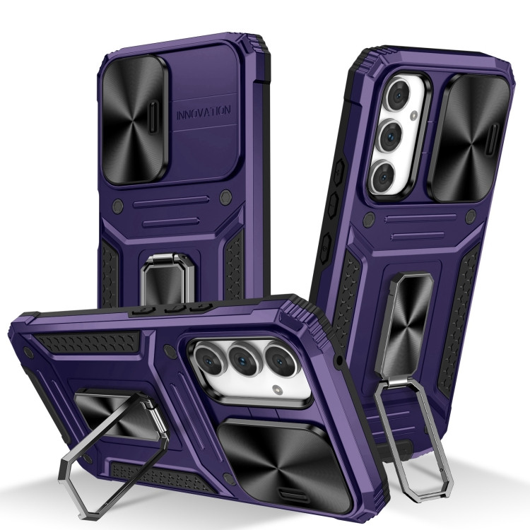Samsung Cases - Galaxy A54 5G Cases Hybrid TPU Purple