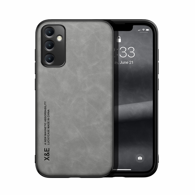 Samsung Cases - Galaxy A54 5G Cases Leather Magnetic Grey