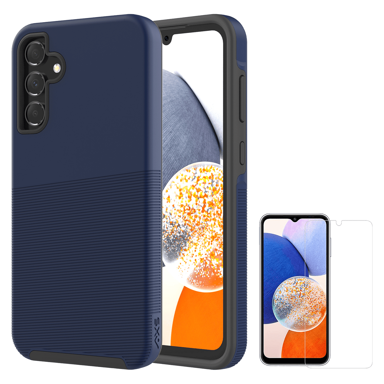 Axs - Protech Plus Case and Armorglass Screen Protector for Samsung Galaxy A15 5G - Astral Blue PSAMR1051 Axs - Protech Plus Case and Armorglass Screen Protector for Samsung Galaxy A15 5G - Astral Blue PSAMR1051