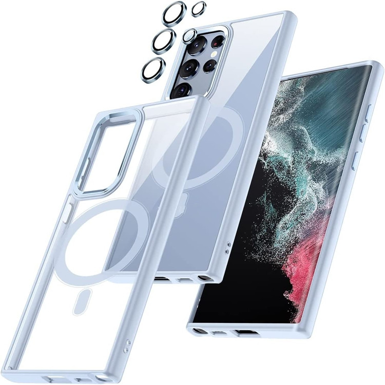 Samsung Cases - Galaxy S24 Ultra Cases Magnetic Magsafe Blue