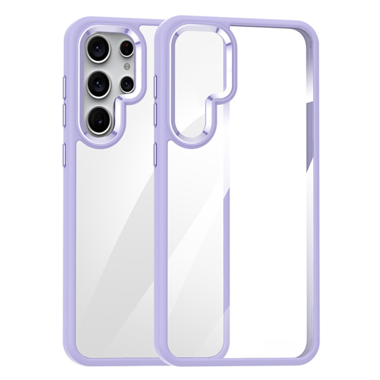 Samsung Cases - Galaxy S24 Ultra Cases Transparent Purple Transparent