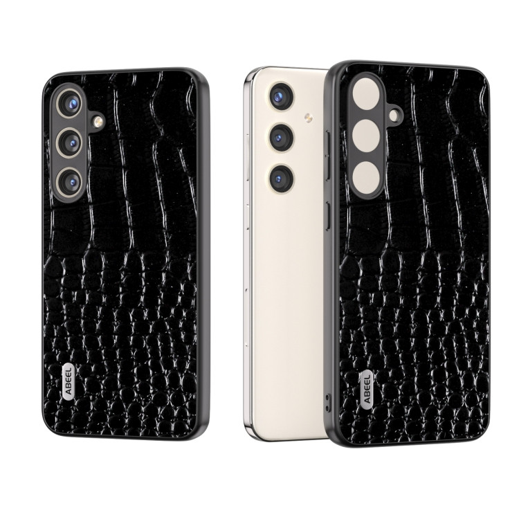 Samsung Cases - Galaxy S24 Cases Crocodile Holder Leather Pattern