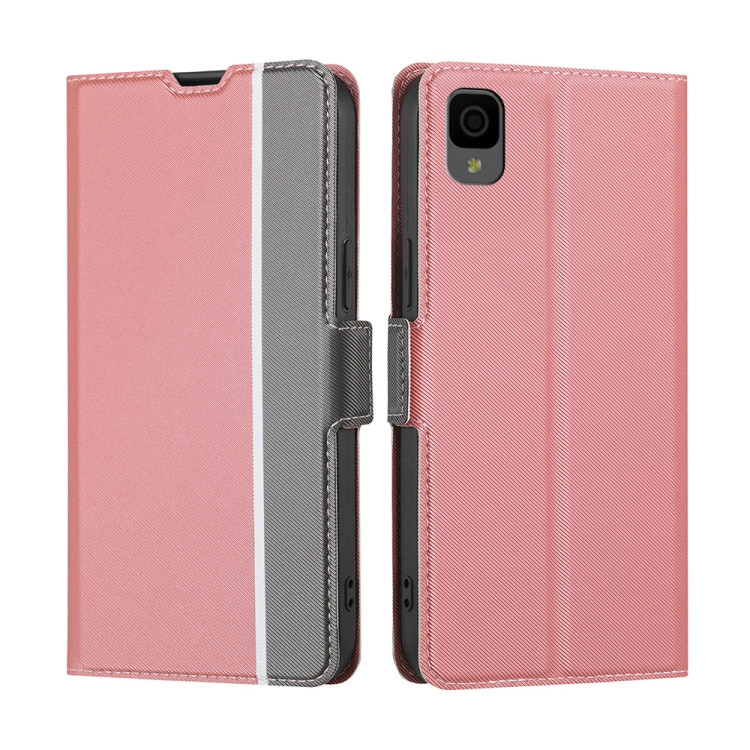 Phone Cases - TCL Leather Texture Pink