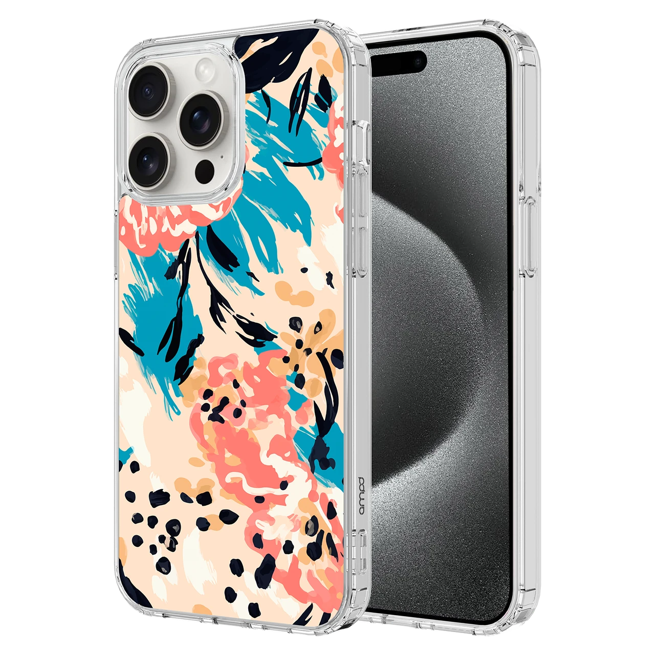 AMPD - TPU / Acrylic Hd Print Case for Apple iPhone 15 Pro Max