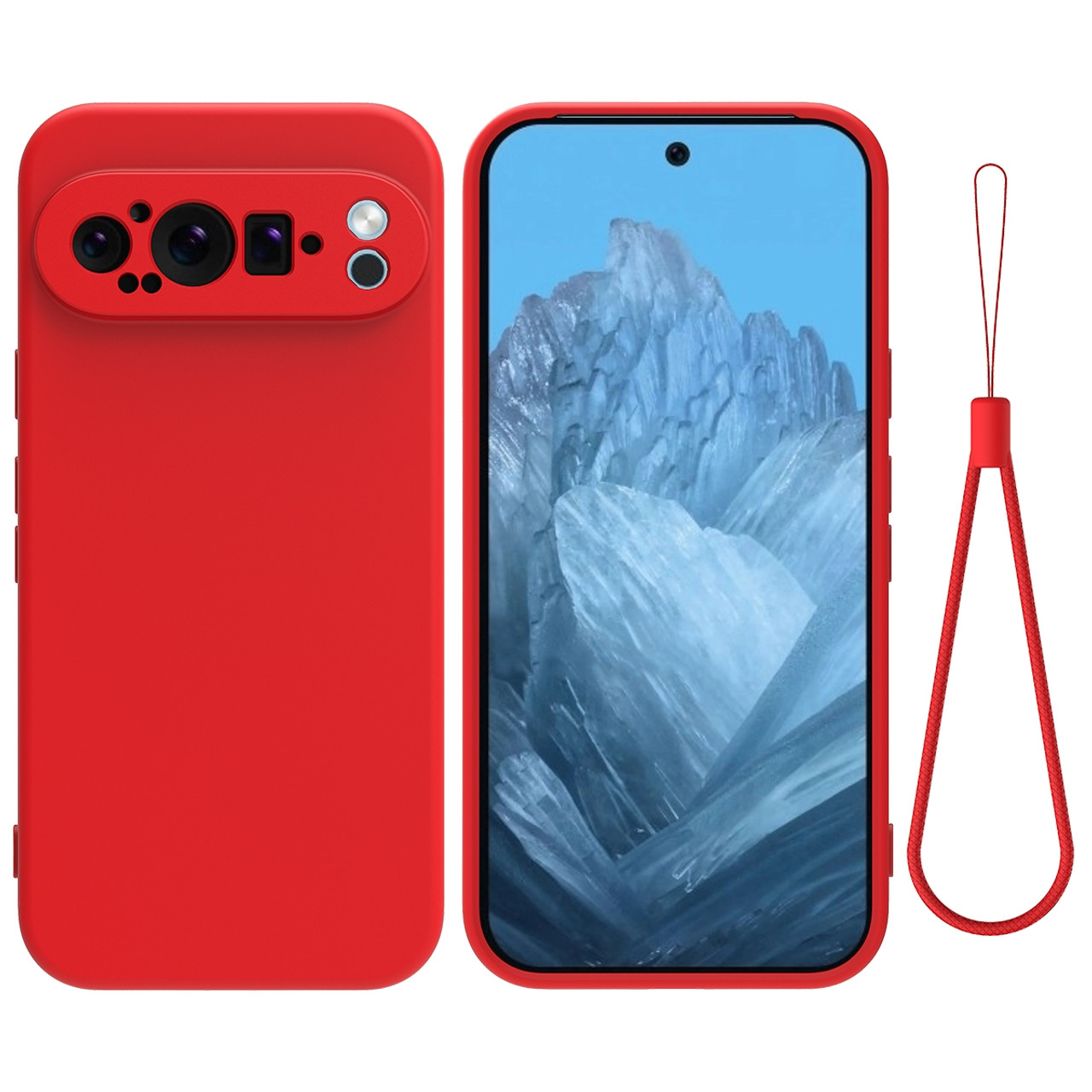 Google Pixel 9 Pro XL RED Amazon.com: ShukZinfeo for Google Pixel 9 Pro XL Case 6.8