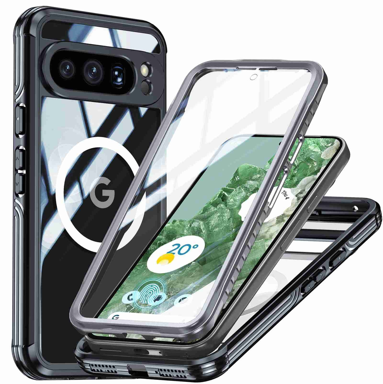 Google Pixel 9 Pro XL RedPepper Transparent IP65 Life Waterproof