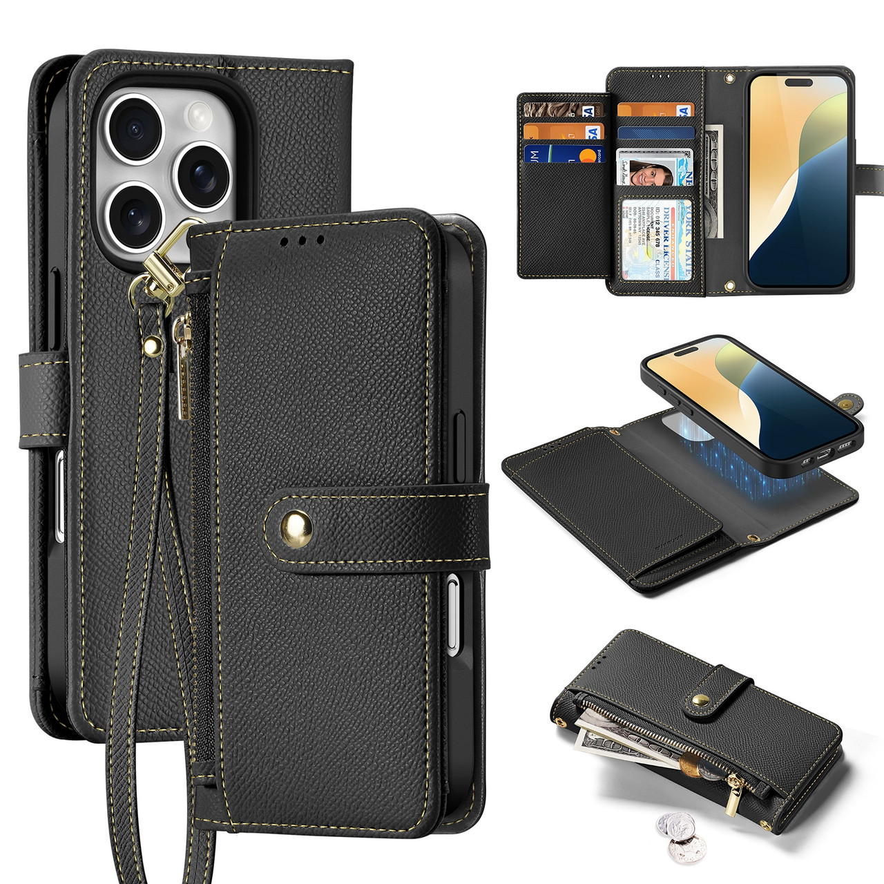 iPhone 16 Pro DUX DUCIS Lawa Series in Wallet Zipper