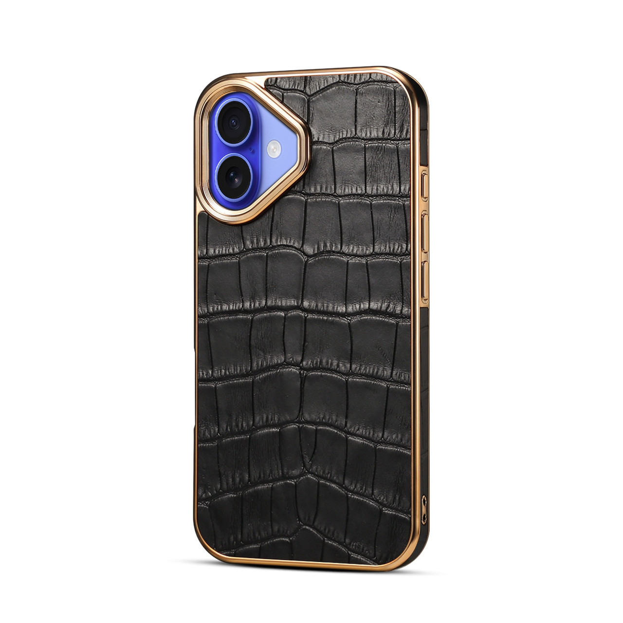 iPhone 16 Plus Denior Crocodile Texture Genuine Leather