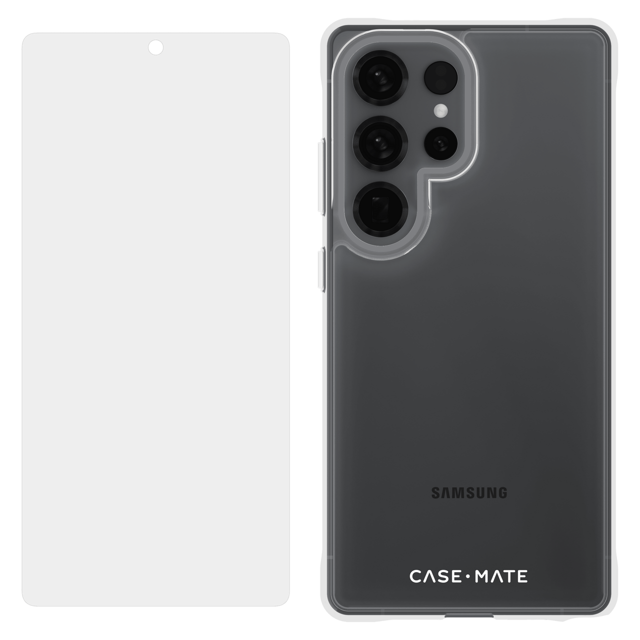 Case-Mate Tough Case and Screen Protector for Samsung Galaxy S25 Ultra - Thumbnail 4
