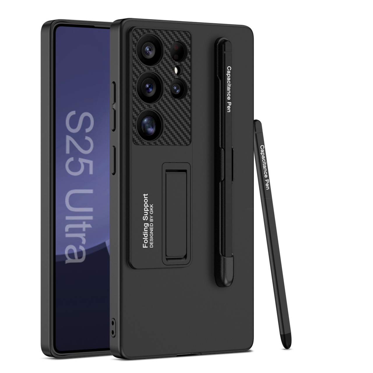 Samsung Galaxy S25 Ultra 5G GKK Ultra-thin Holder Phone Case with