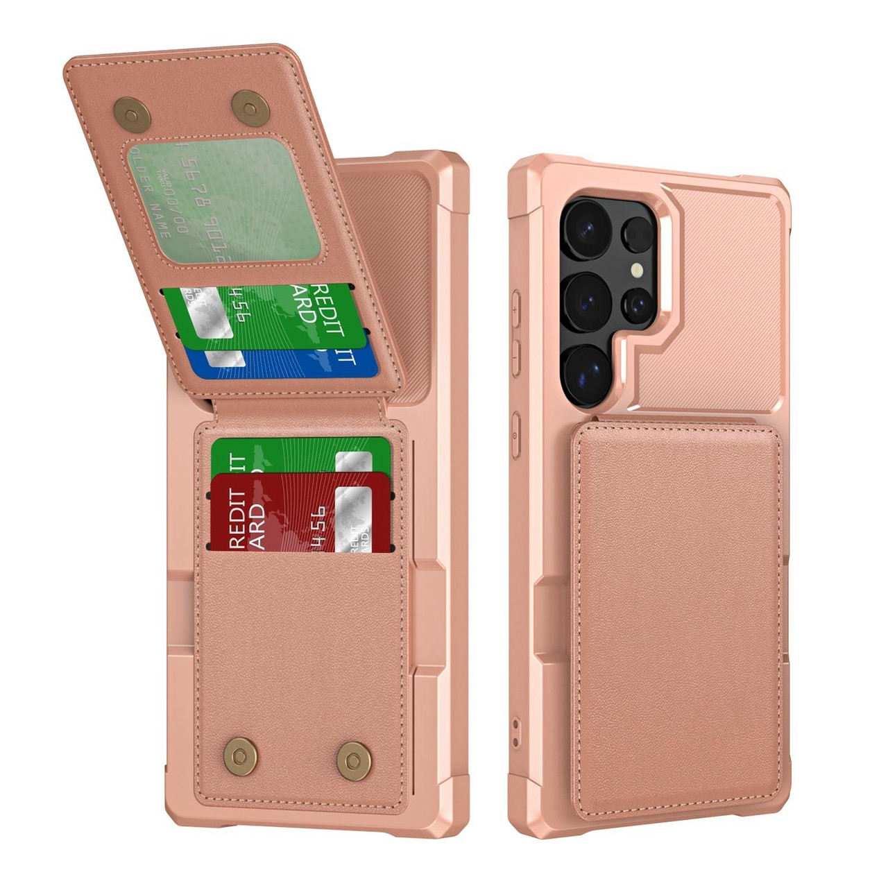 Samsung Galaxy S25 Ultra 5G Vertical Flip Card Bag Holder Leather