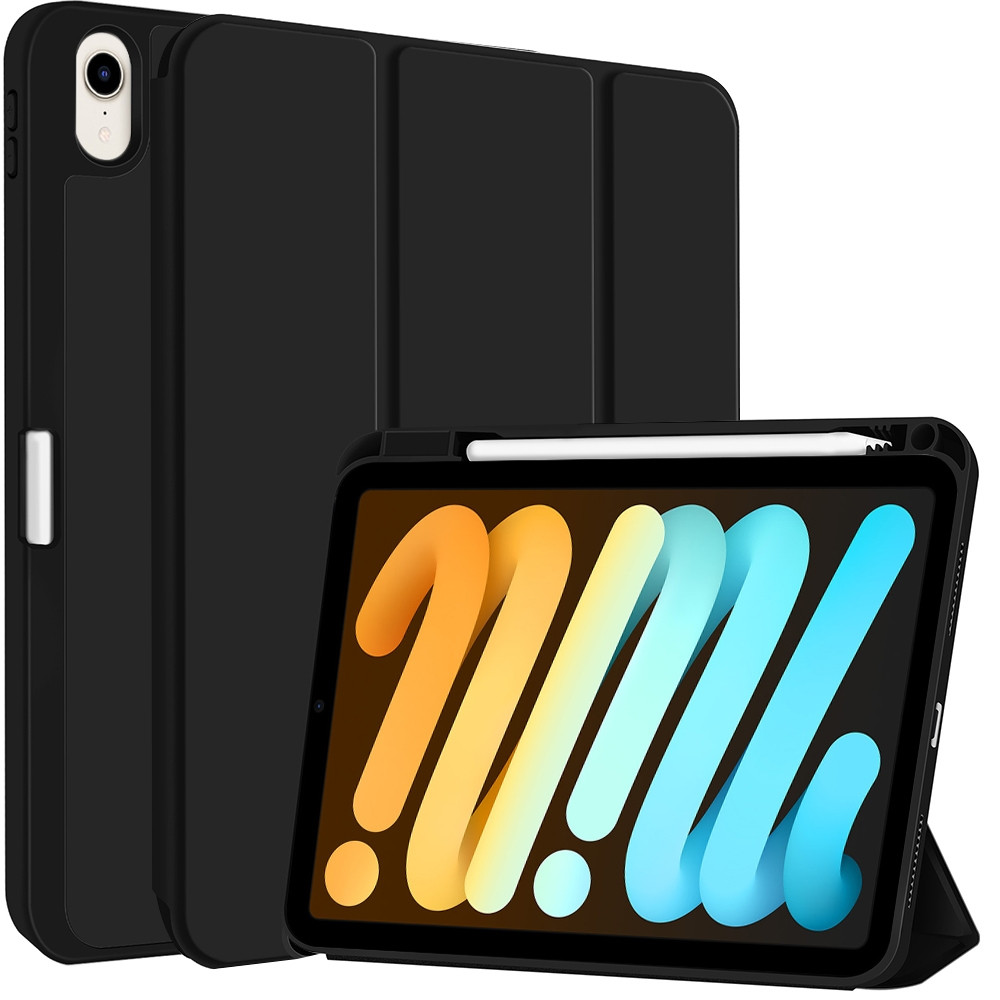 iPad mini 7 (2024) / mini 6 (2021) 3-fold TPU Smart Leather Tablet