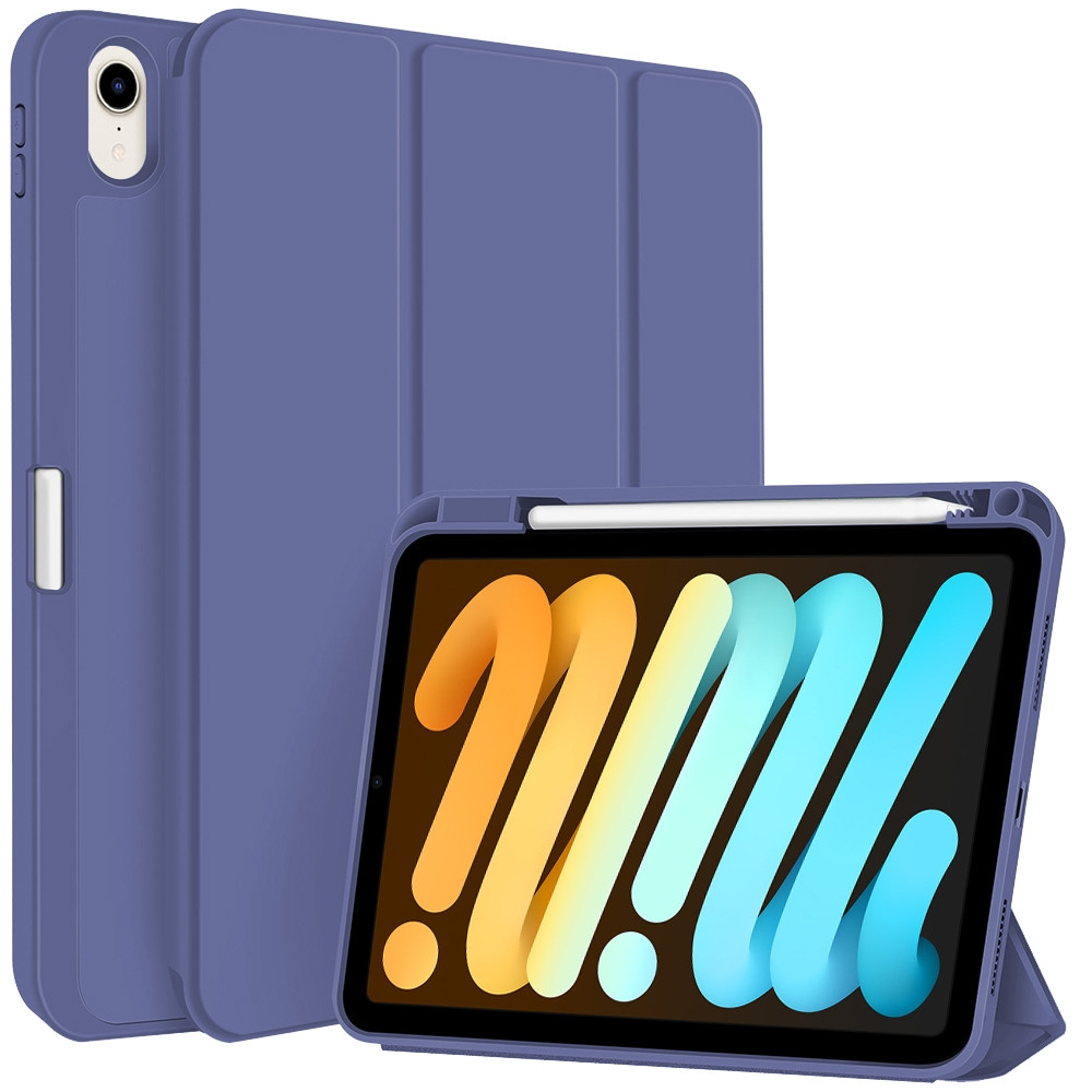 iPad mini 7 (2024) / mini 6 (2021) 3-fold TPU Smart Leather Tablet