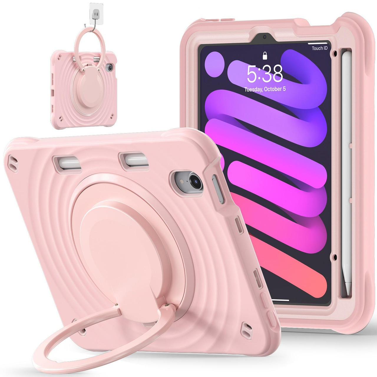 iPad mini 7 (2024) / mini 6 (2021) Rotation Handle Holder Silicone