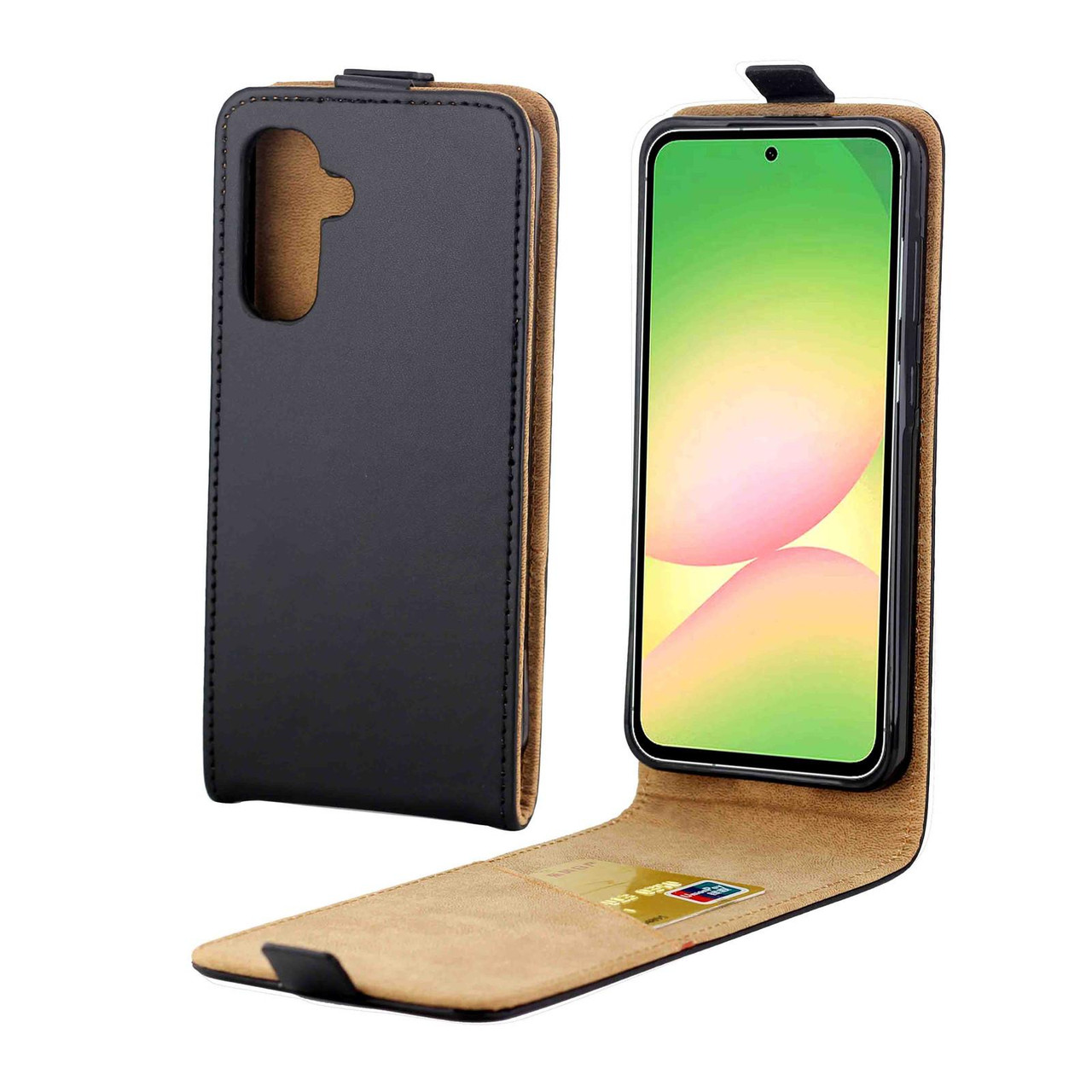 Samsung Galaxy A36 / A56 5G Vertical Flip Leather Case with Card