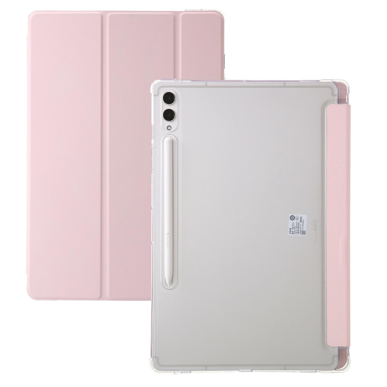 Samsung Galaxy Tab S10 FE+ 3-Fold Clear Acrylic Leather Tablet