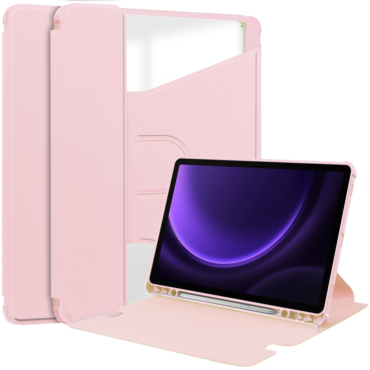 Samsung Galaxy Tab S9 FE / S10 FE 360 Rotation Transparent Smart
