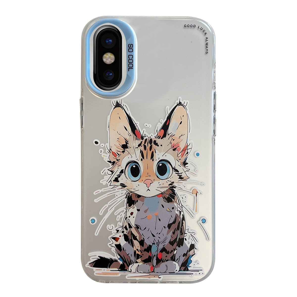 iPhone X / XS Animal Pattern Oil Painting Series PC + TPU Phone