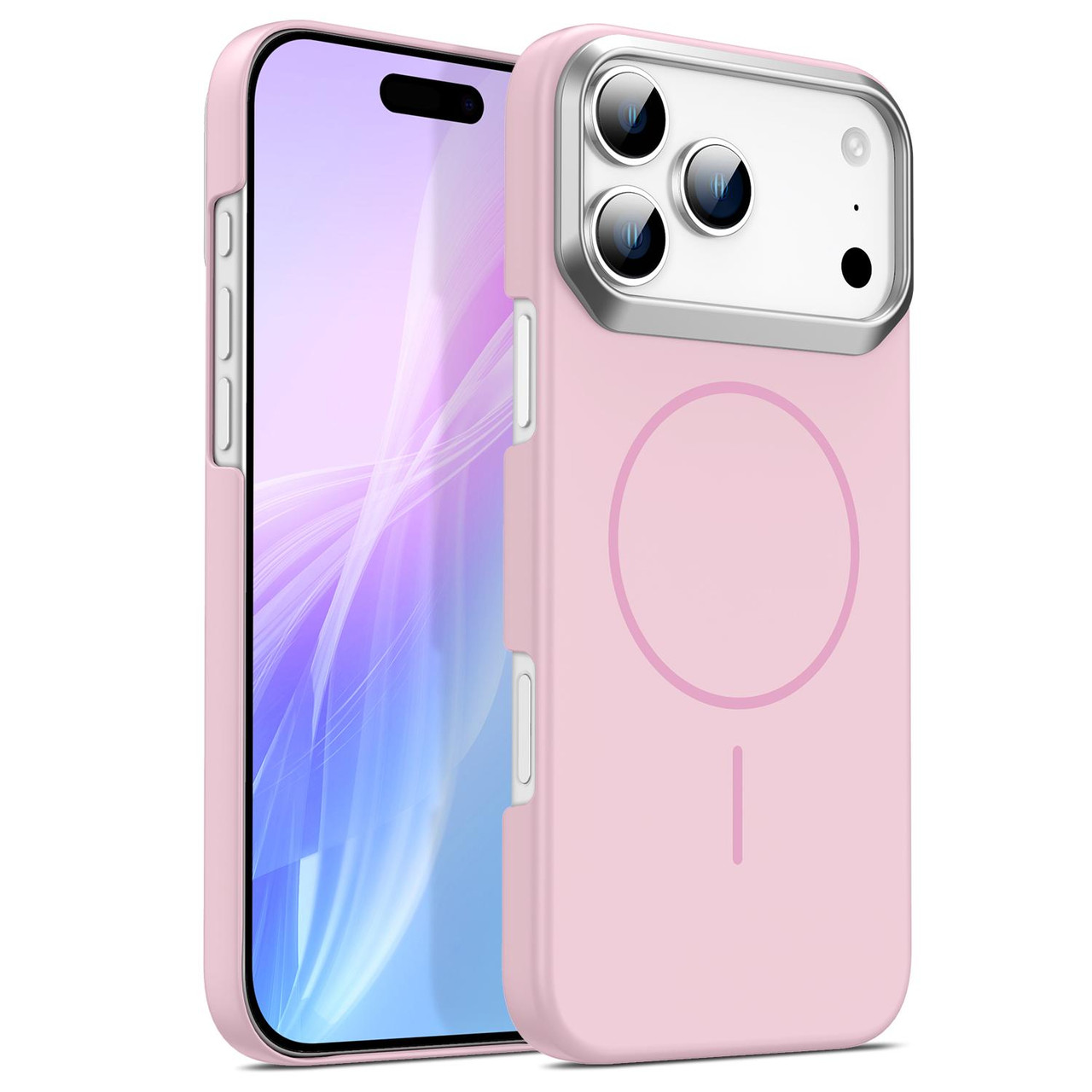 iPhone 17 Pro Max Gold Armor PC Thin Circle MagSafe Shockproof