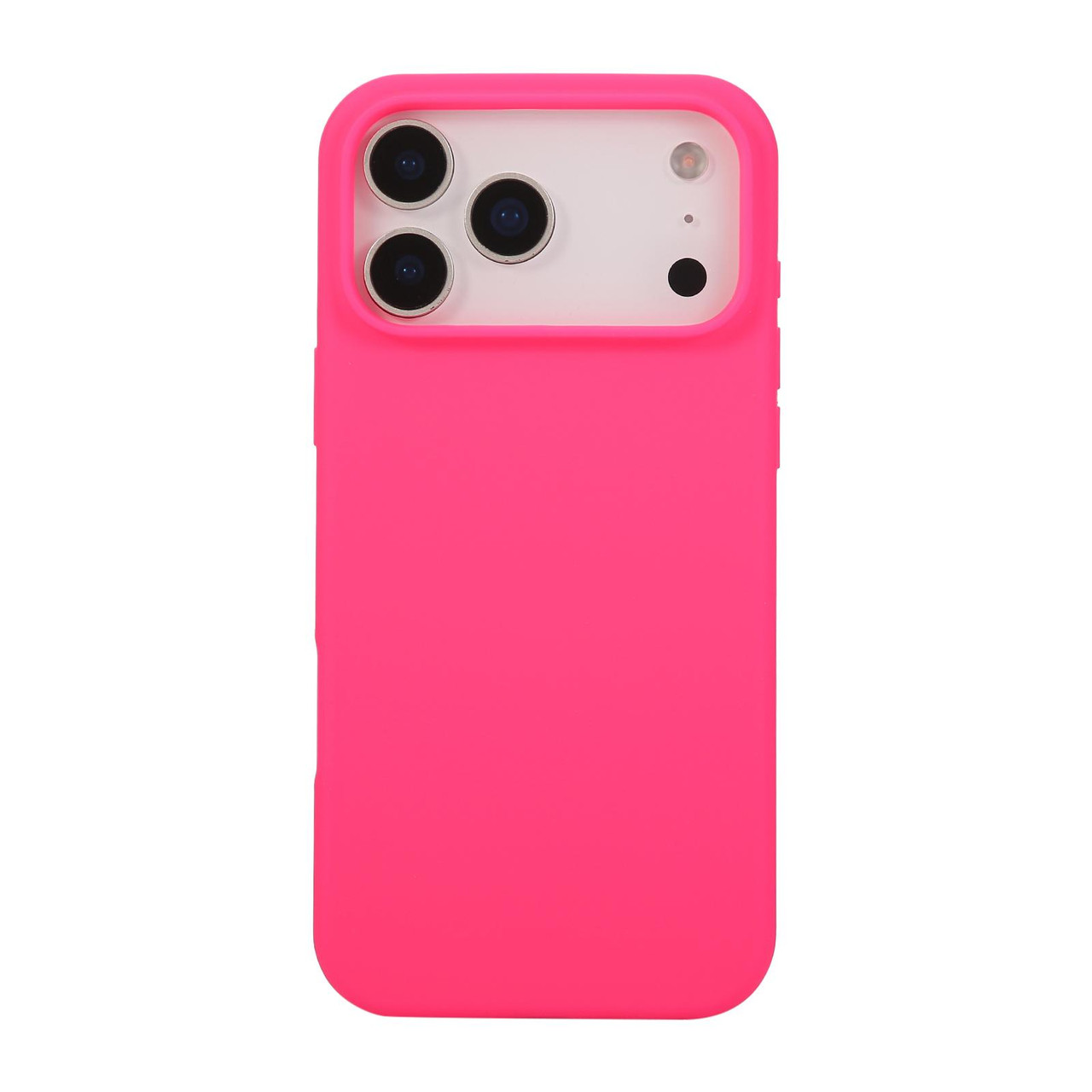 iPhone 17 Pro Max Liquid Silicone Phone Case - Brilliant Pink