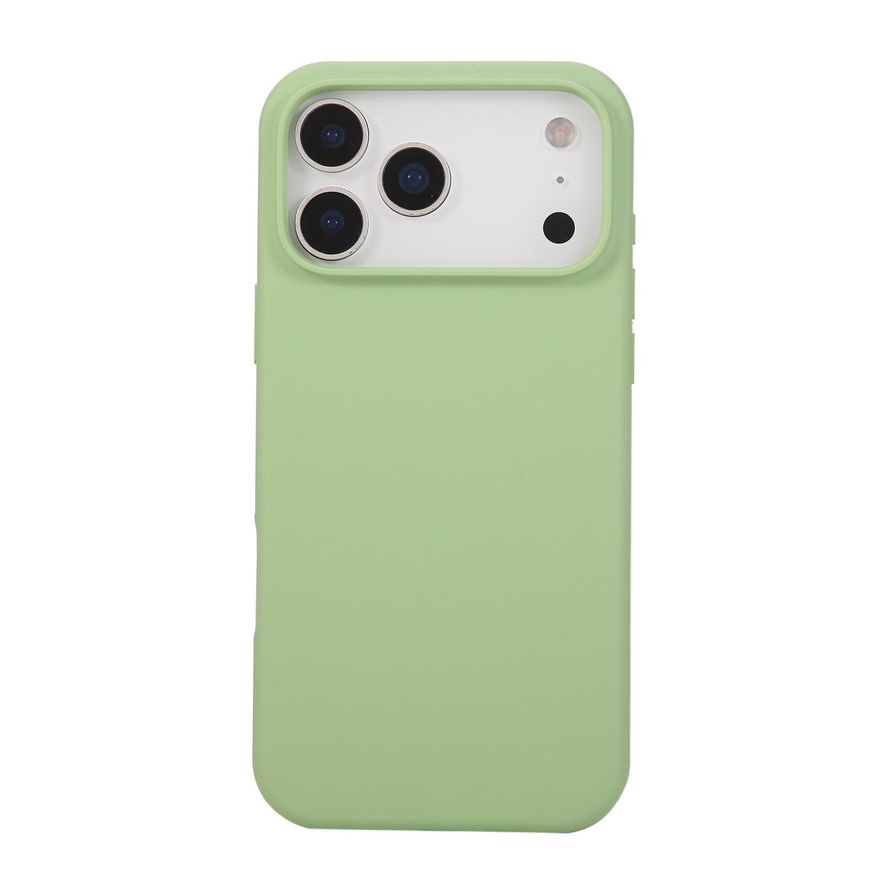 iPhone 17 Pro Max Liquid Silicone Phone Case - Matcha Green
