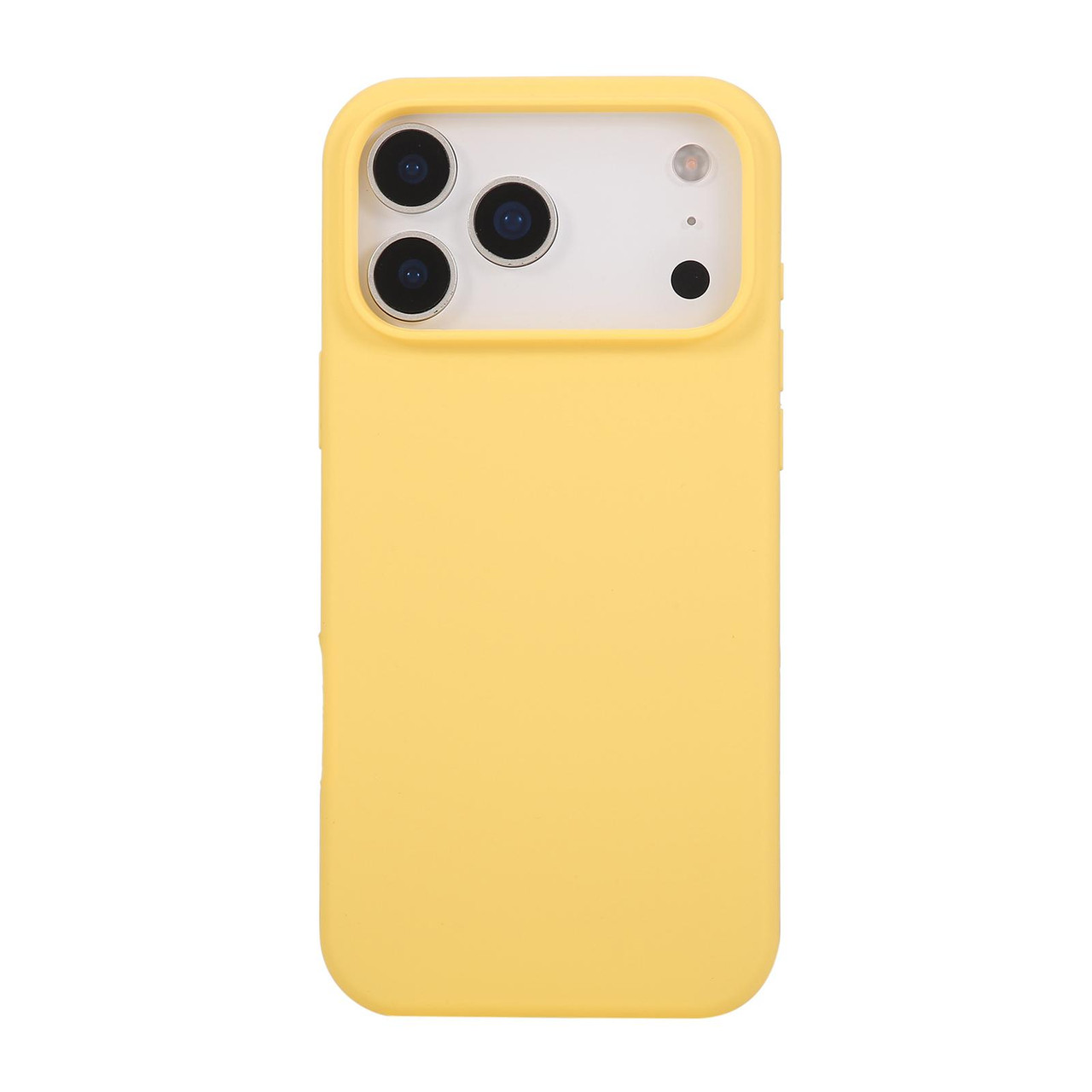 iPhone 17 Pro Max Liquid Silicone Phone Case - Yellow
