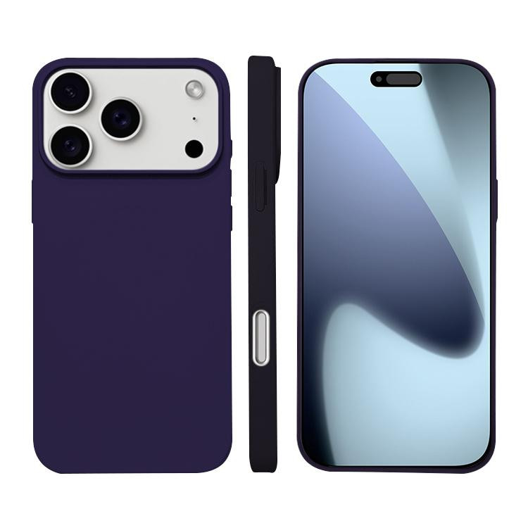 iPhone 17 Pro Max Liquid Silicone Phone MagSafe Case - Dark Purple