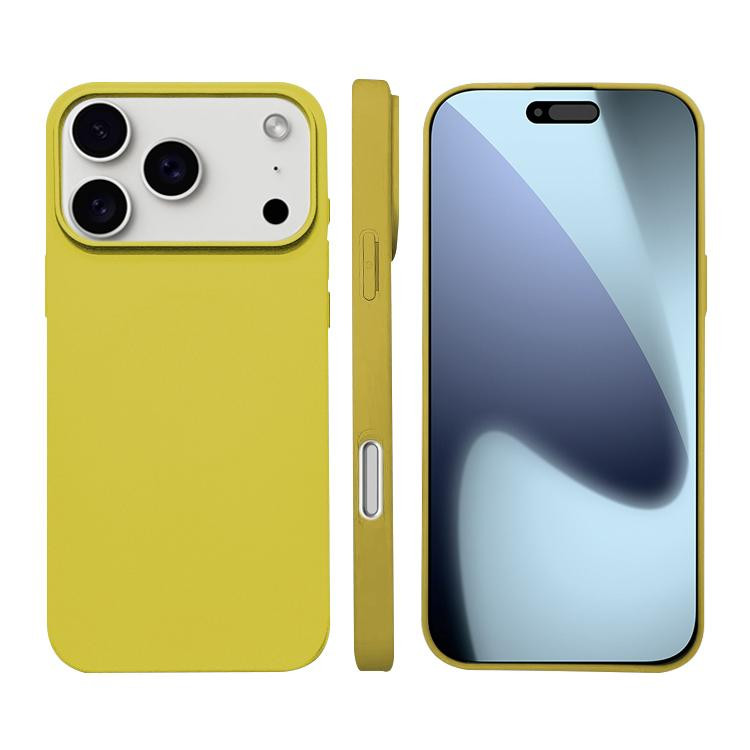 iPhone 17 Pro Max Liquid Silicone Phone MagSafe Case - Yellow