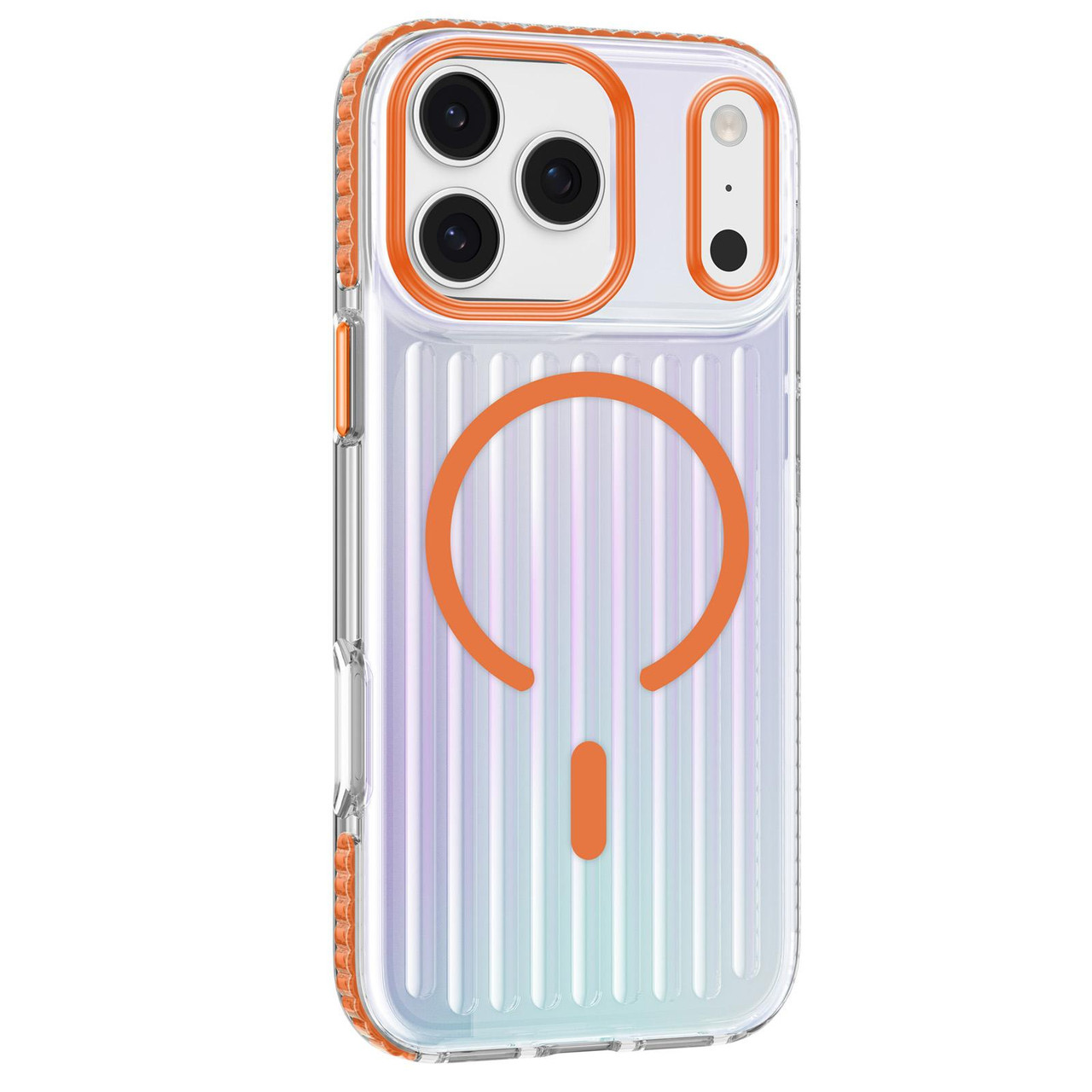 iPhone 17 Pro Max Mutural Luggage Rainbow MagSafe Phone Case - Orange