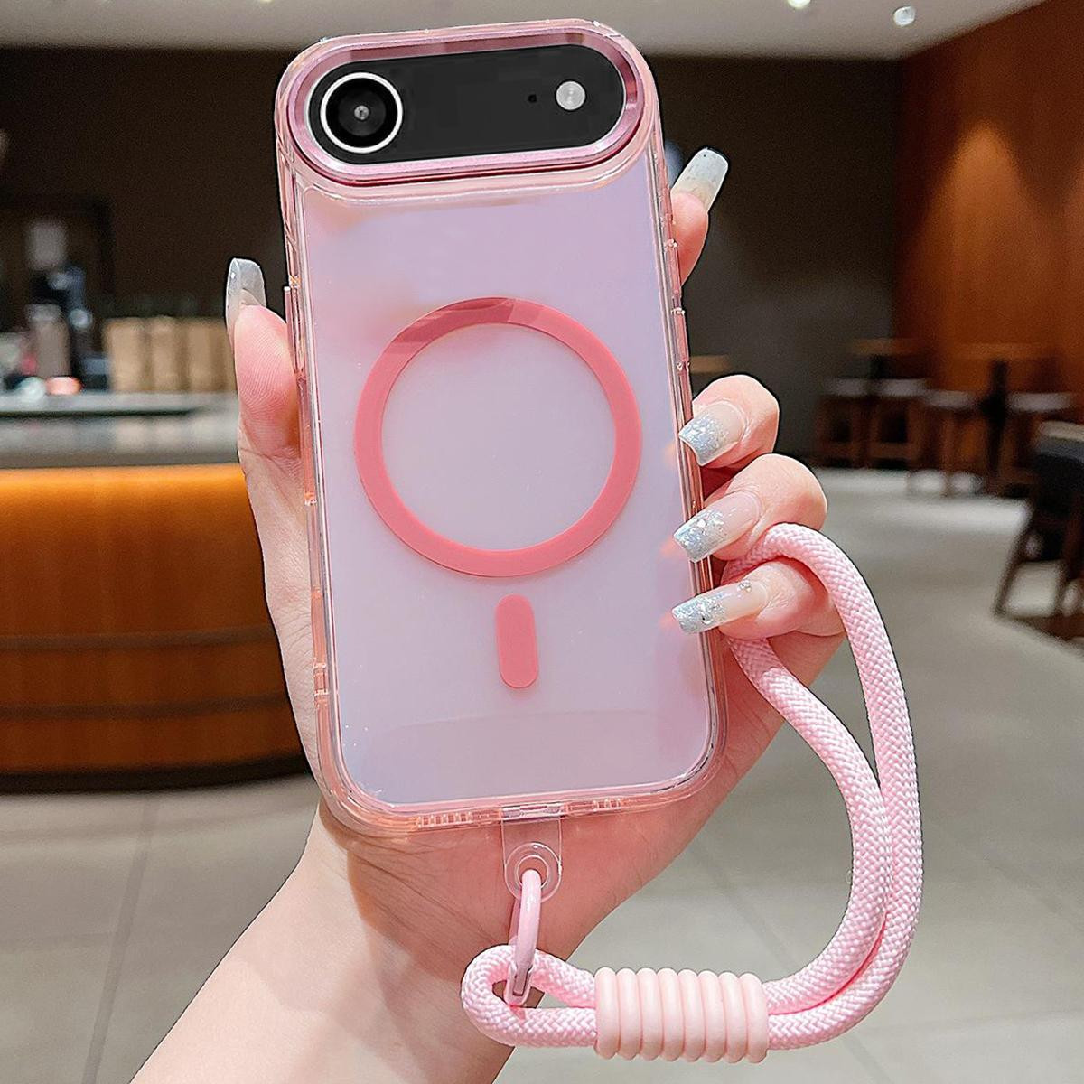 iPhone Air Bright Shadow Magsafe Discoloration Phone Case with