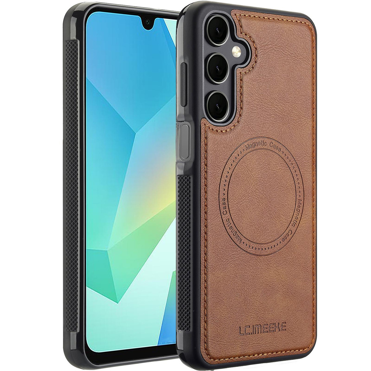 Samsung Galaxy A56 5G LC.IMEEKE Magsafe Phone Case - Brown