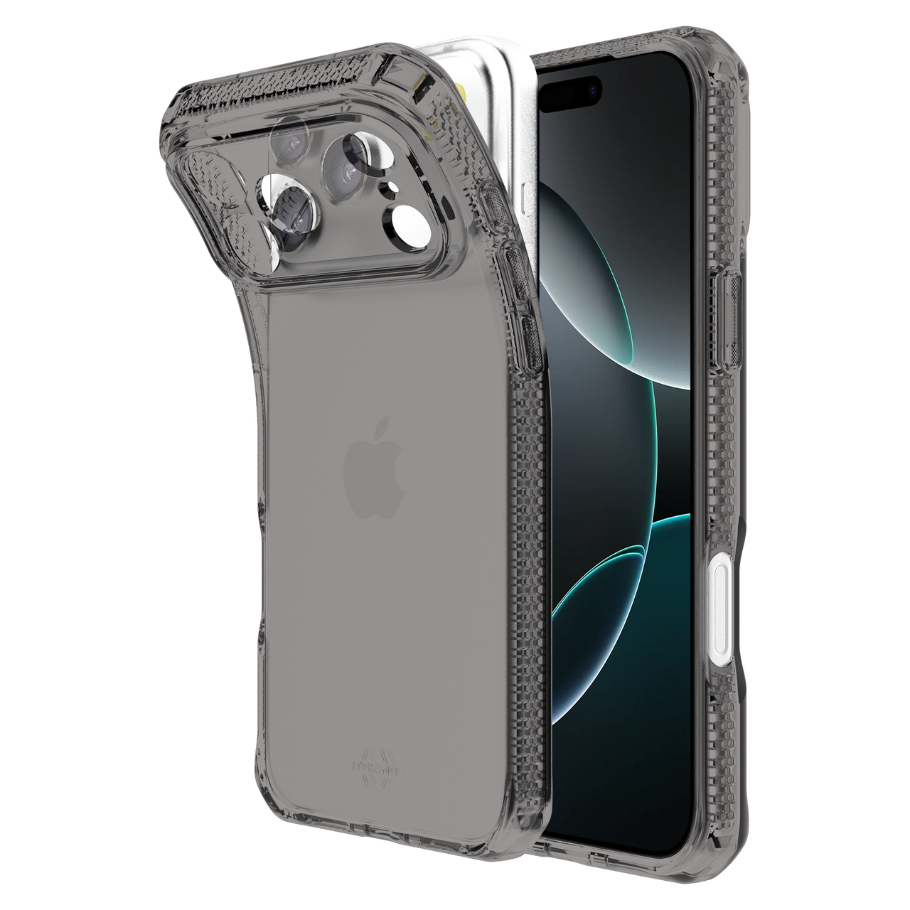 Itskins Coppa Rinforzata 3M Spectrum Per IPhone 12/12 Pro - Fumo Trasparente (CLEAR SMOKE) - 2