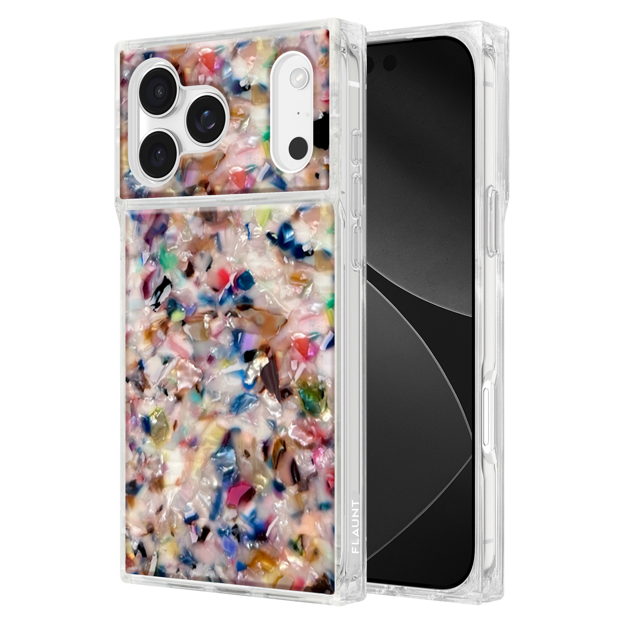 Flaunt - Square Magsafe Case For Apple Iphone 17 Pro Max - Rainbow