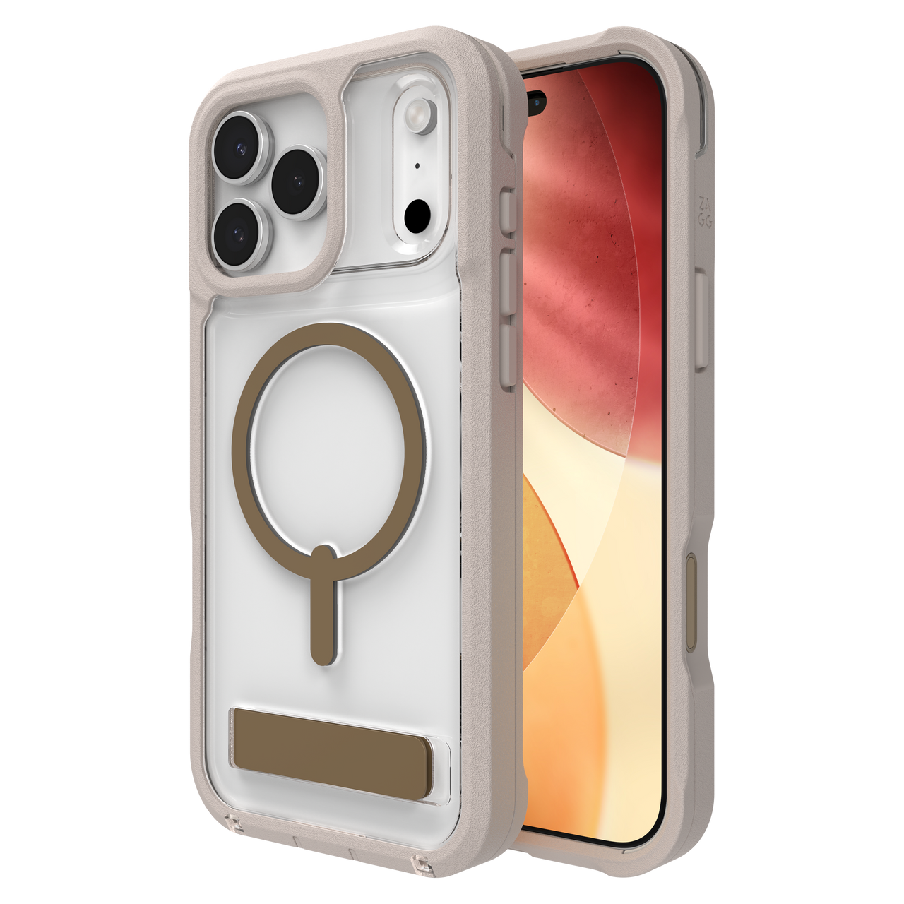 Zagg - Rainier Snap Magsafe Case With Kickstand For Apple Iphone