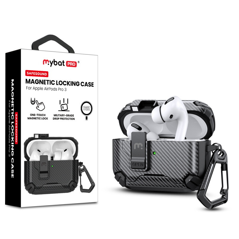 MyBat Pro SafeSound Magnetic Locking AirPods Case for Apple