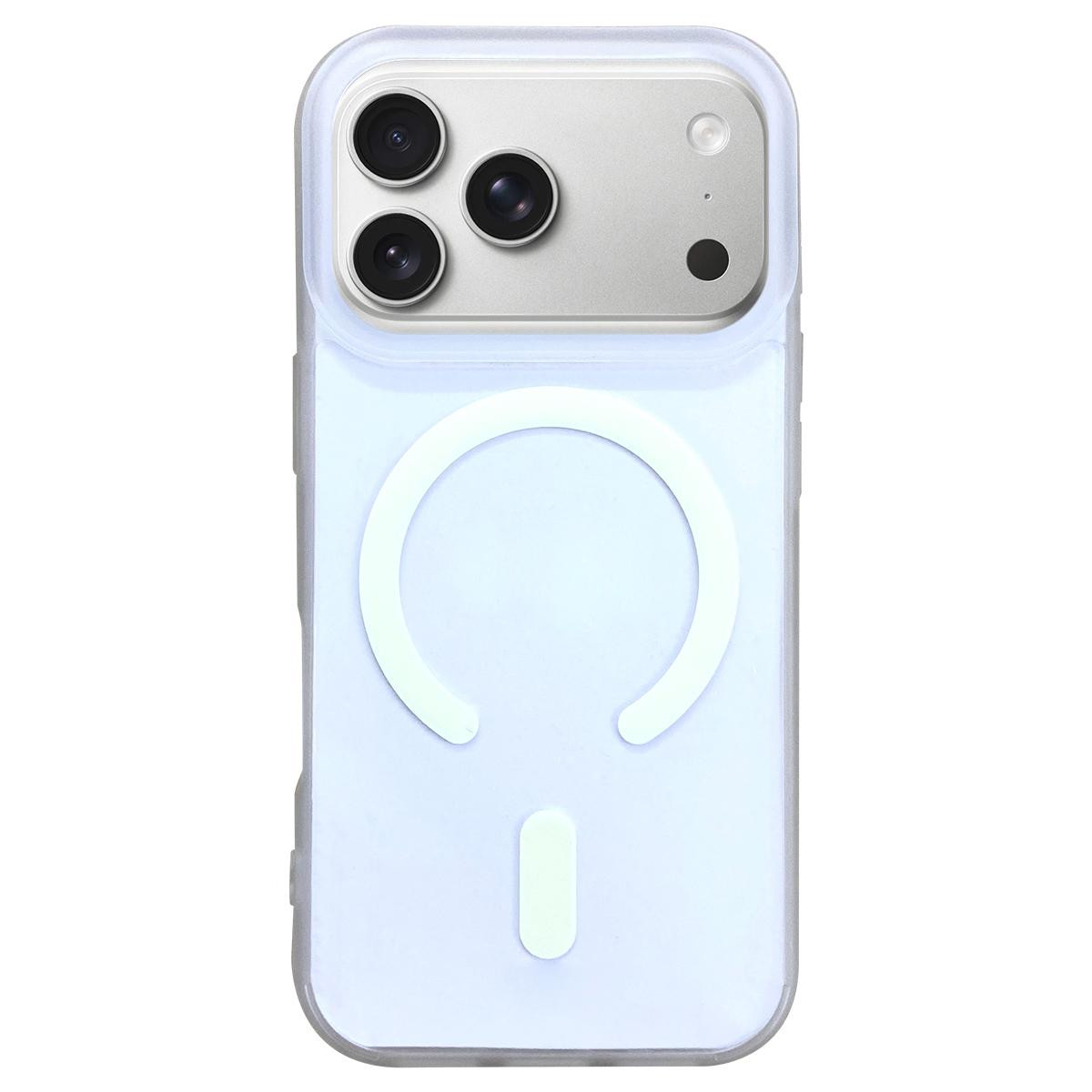Apple iPhone17本体 ホワイトスマホケース2つ付き iPhone 17 Pro Dual-Side Frosted MagSafe Clear Phone Case - White
