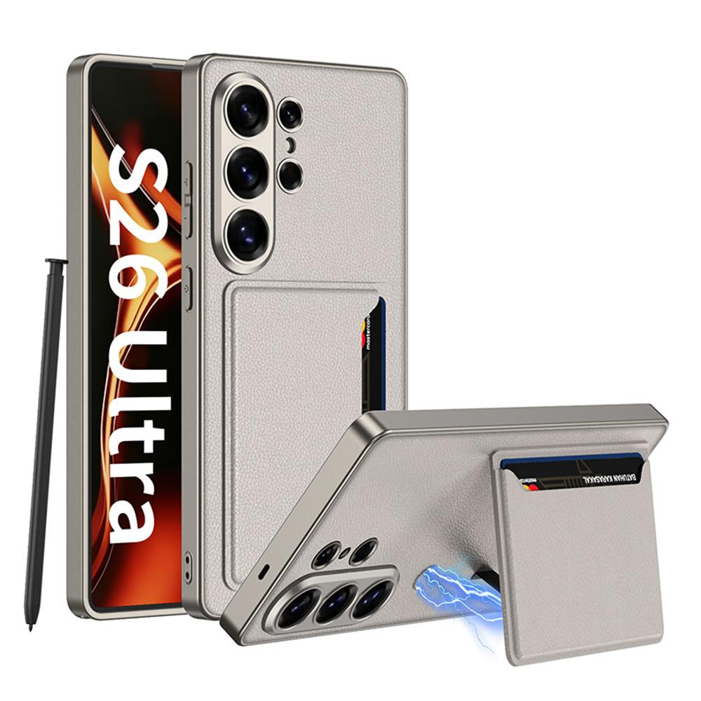 Samsung Galaxy S26 Ultra 5G GKK Ultra-thin Leather Card Slots