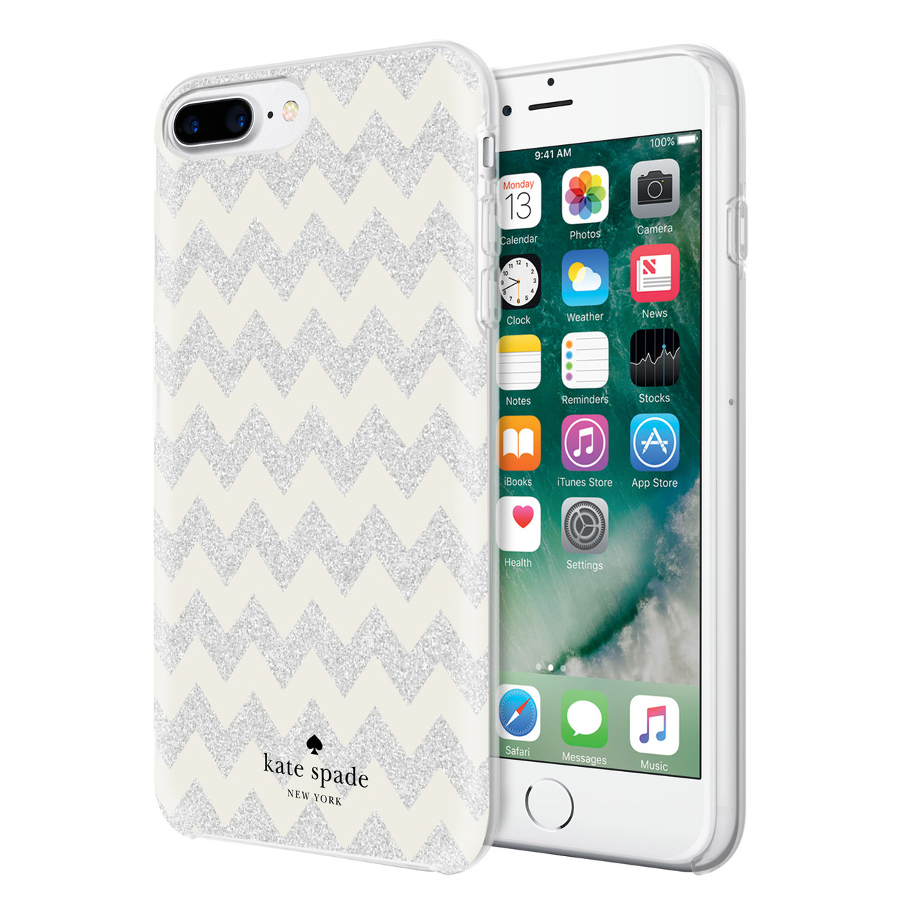 non★希少★ケイトスペードiPhoneケース★8plus 7plus Kate Spade - Hardshell Case for iPhone 7 Plus / 8 Plus - Chevron